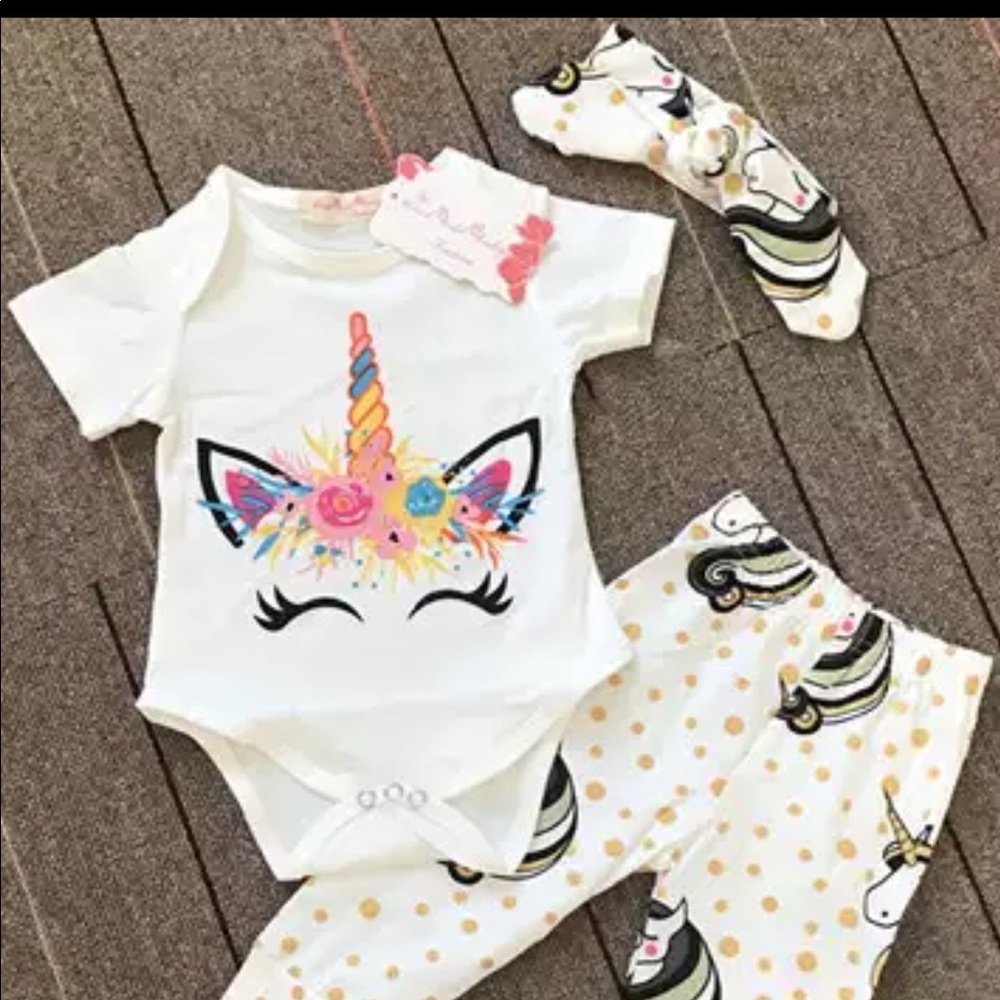 Unicorn pants set 🦄